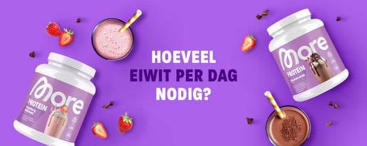 Eiwitbehoefte berekenen: aanbevolen hoeveelheid per dag