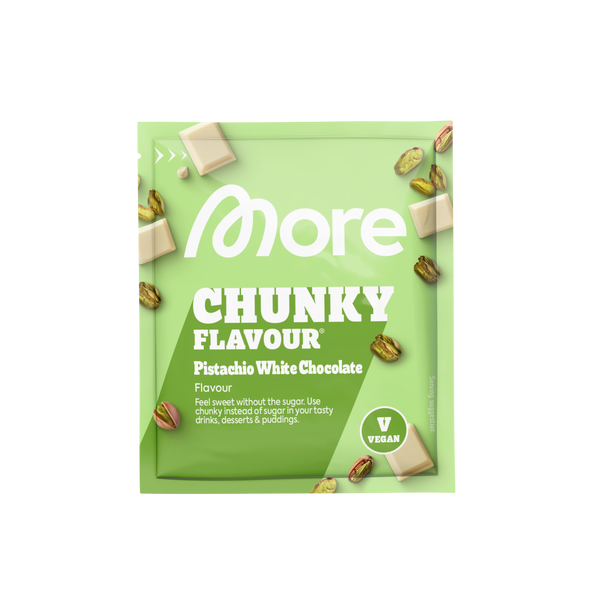 Chunky Flavour · Pistachio White Chocolate