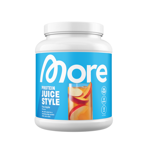 More Clear Protein · Juice Style Pure Apple